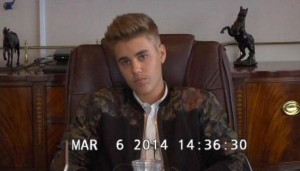 justin bieber video deposition